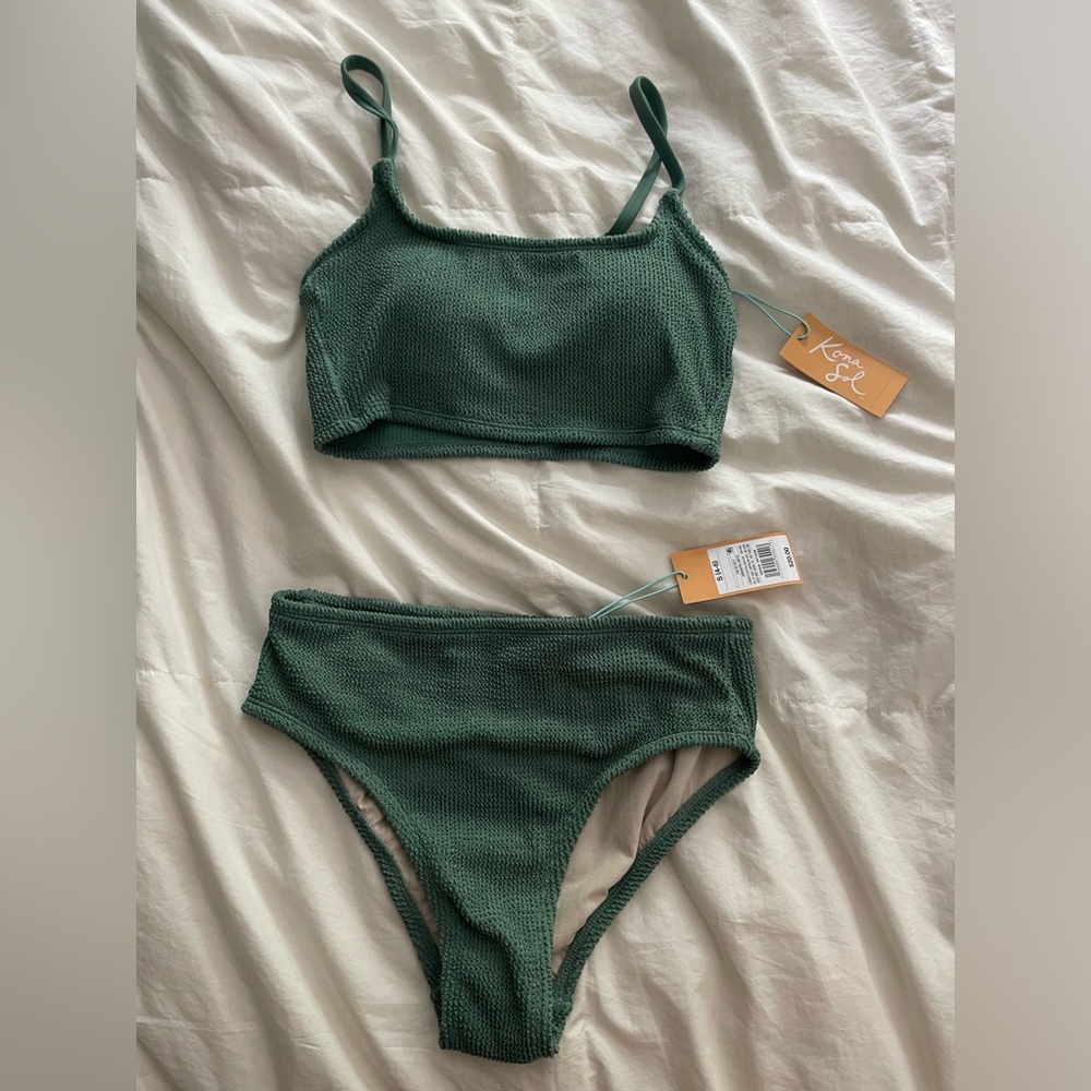 NWT ribbed bikini